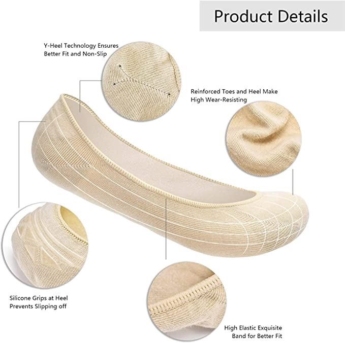 Womens No Show Thin Socks